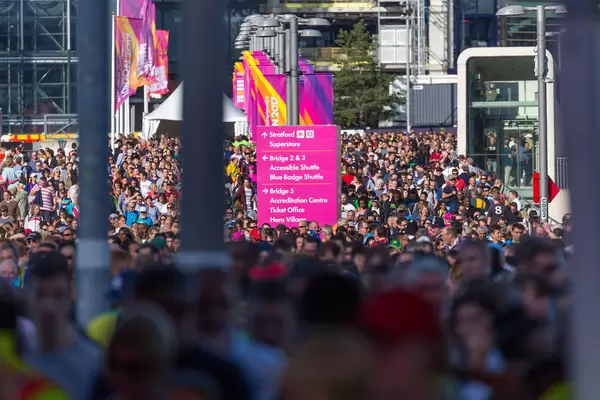 Spectators of the IAAF World Championships in London 2017