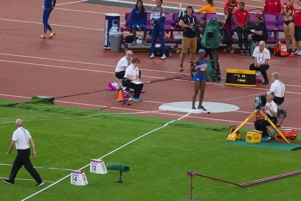 Speerwerferin Yorgelis Rodriguez bei den IAAF Leichtathletik-Weltmeisterschaften 2017 in London