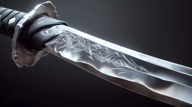 Spektakuläres japanisches Katana-Schwert mit kunstvollem Design