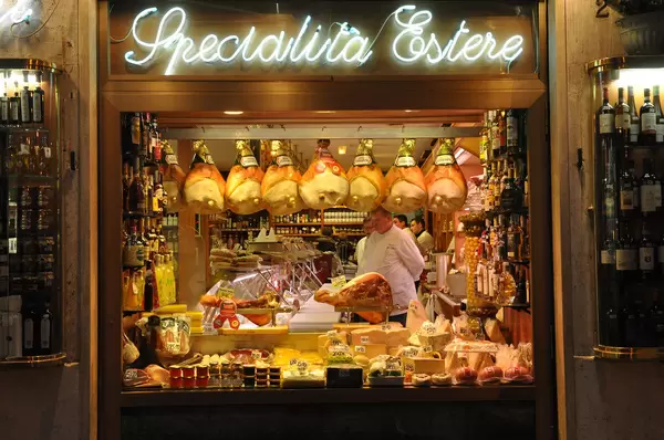 Spezialitätenladen in Rom