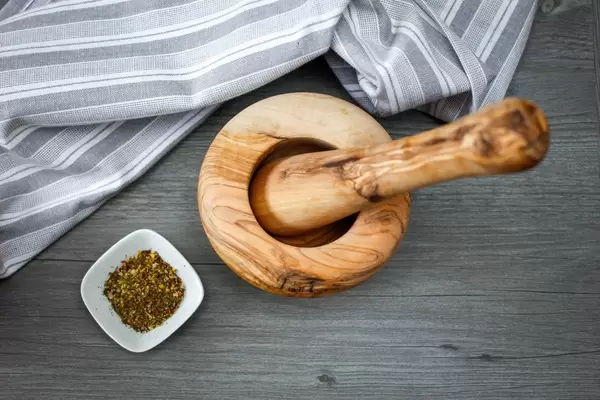 Spice With Mortar Top View