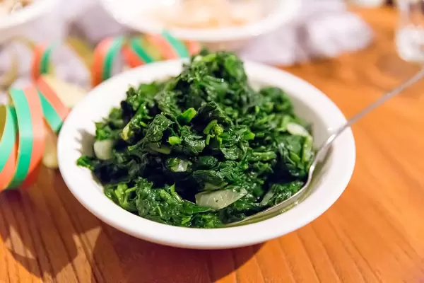 Spinat als Beilage