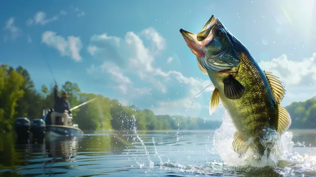 Springender Wels beim Angeln - Spektakuläres Naturerlebnis