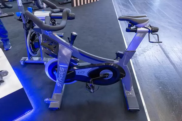 Stages Cycling Indoor Bike presented at Fibo Cologne
