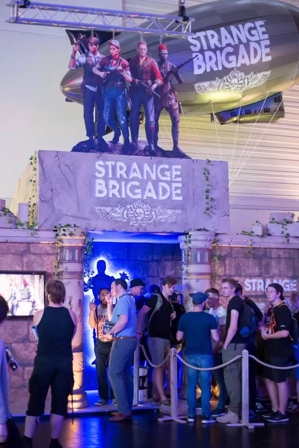 Stand der Strange Brigade bei der Gamescom 2017