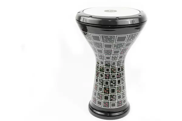 Standing Tympanum isolated above white background with copy space