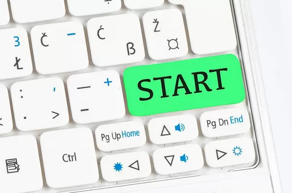 Start green keyboard button