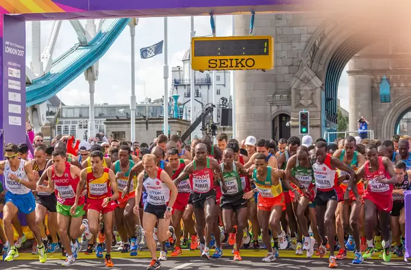 Start of the Men's Marathon during World Championships in London 2017
