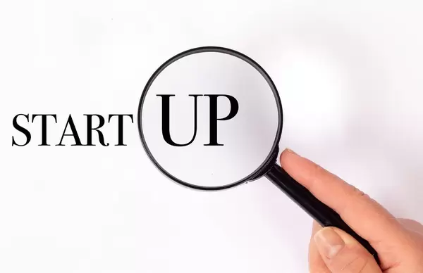 Start Up under magnifying glass