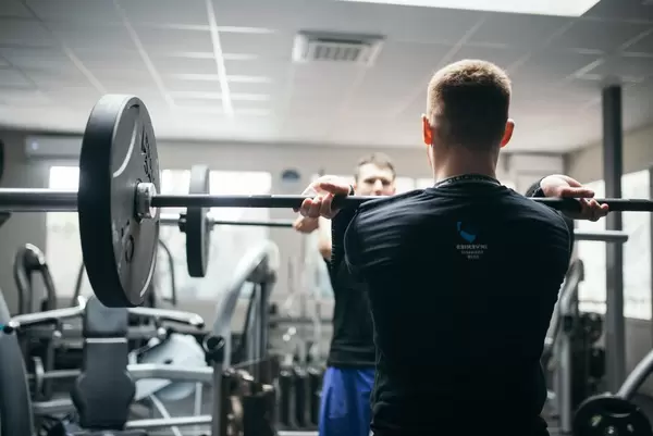 Starting position for the thruster exercise  Flip 2019