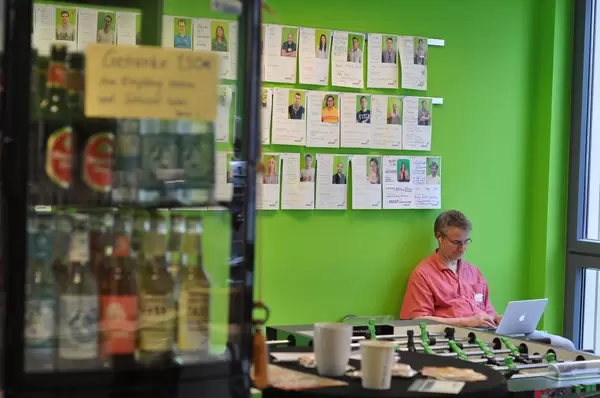 Startplatz: Getränke & Kicker