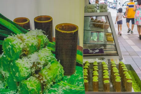 Steamed Cake with Coconut at Kasturi Walk in Kuala Lumpur