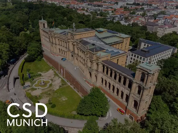 Stiftung Maximilianeum als Hintergrundbild für den Bildtitel "CSD Munich", um den Christopher-Street-Day in München für die LGBTQ-Community zu feiern