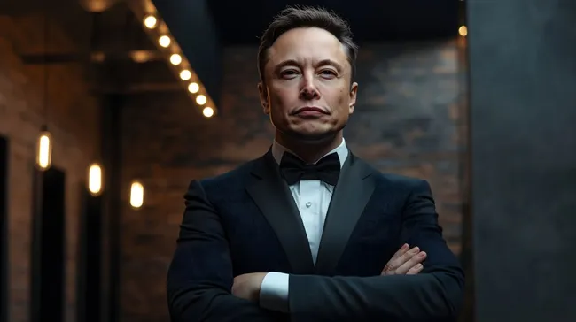 Stilvoller Business-Herr in elegantem Abendanzug