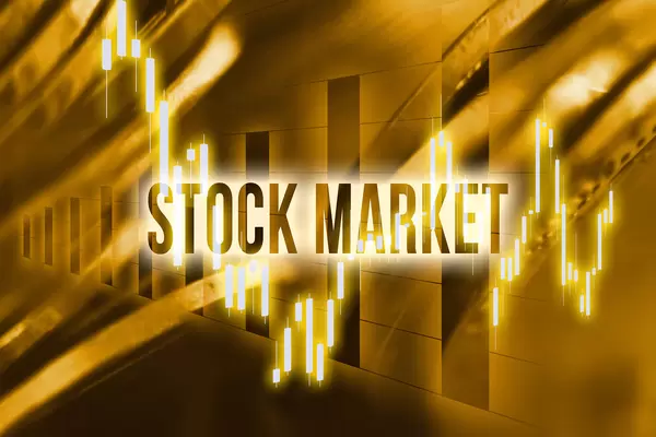 Stock market - financial concept