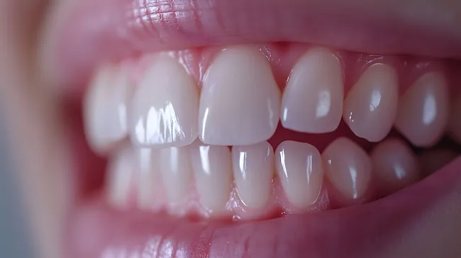 Strahlende Zahnpracht in Nahaufnahme