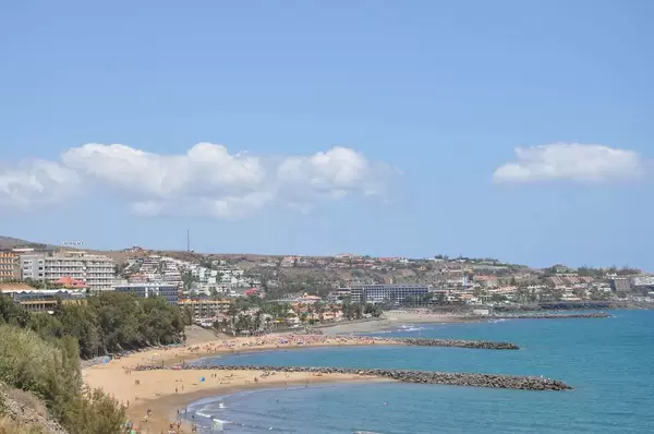 Strand in Playa del Inglés auf Gran Canaria