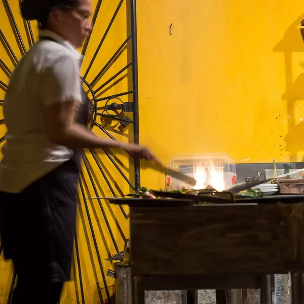 Straßenküche in Vietnam