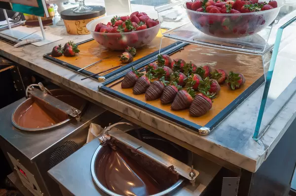 Strawberrys on Chocolate