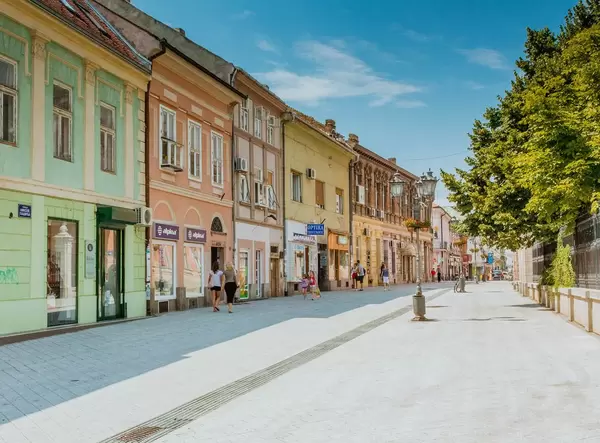 Street in Novi Sad