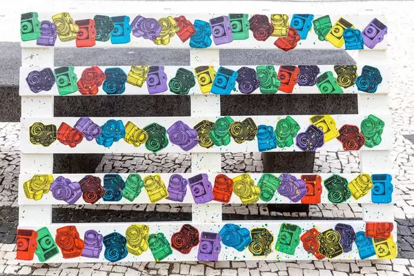 Streetart in Funchal: Camera Symbols and Pictograms