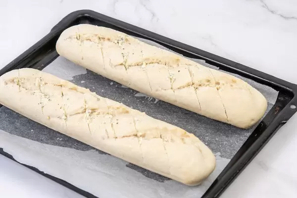 Stuffed Baguettes ready for baking (Flip 2019)