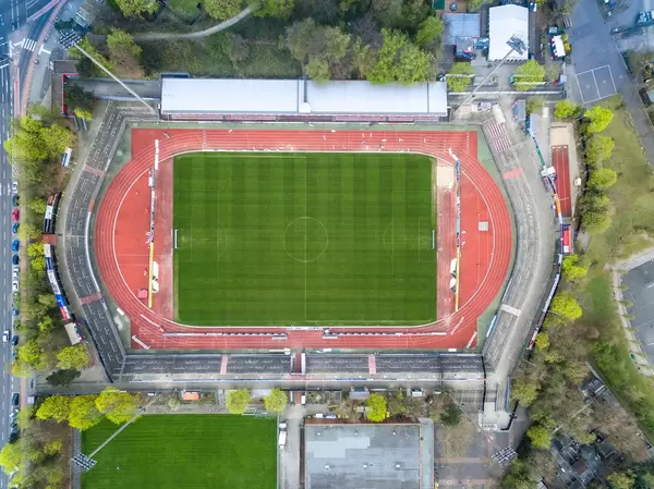 Südstadion in Köln aus der Vogelperspektive