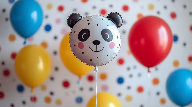Süßer Panda-Ballon für Geburtstags- und Themenpartys