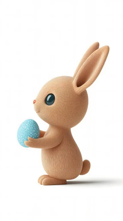 Süßes Osterhaschen mit Punktei