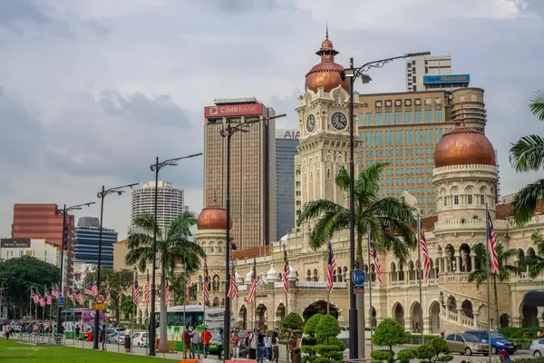 Sultan Abdul Samad Building next to Merdeka Square in Kuala Lumpur