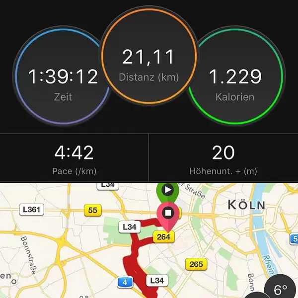 Sunday-Half /w ? & ? after a week /wo sports. #happy #runner #ASICSFrontrunner