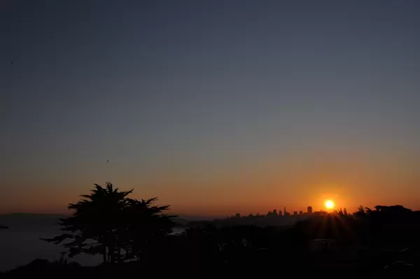 Sunrise in San Francisco / Sonnenaufgang in San Francisco