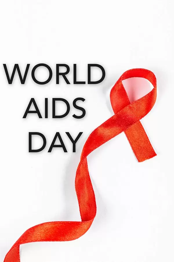 Support for hiv infected, world aids day