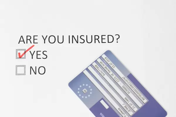 Survey with question Insured, yes or no