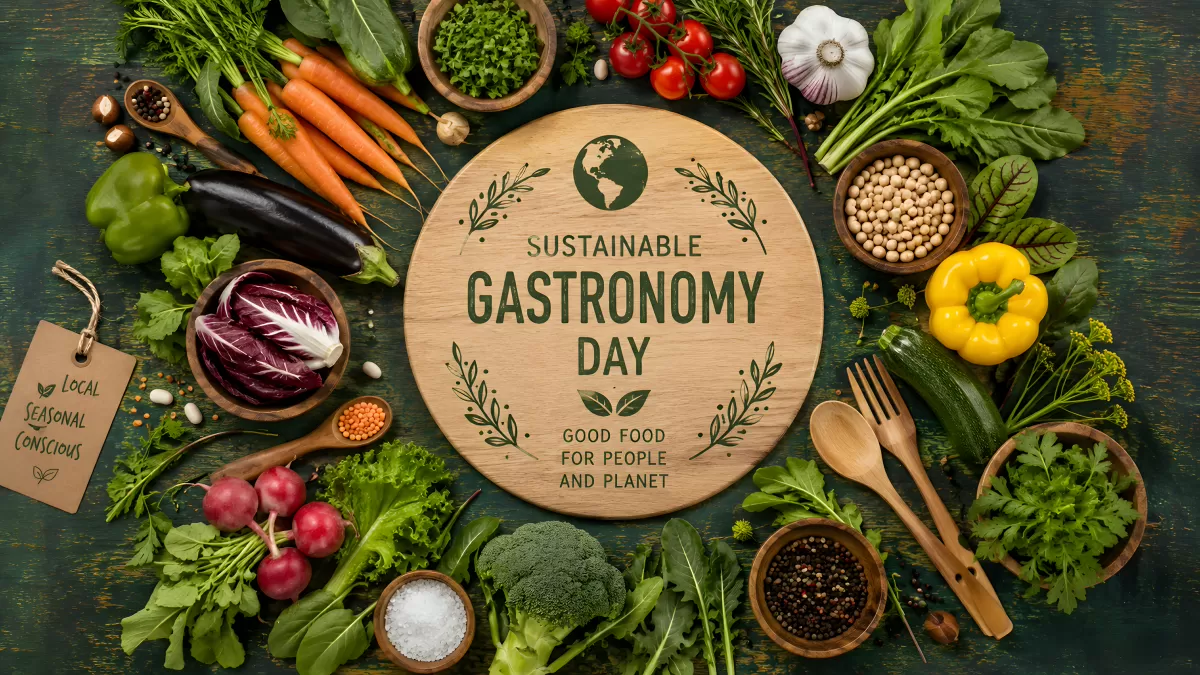 Sustainable Gastronomy Day mit frischem Gemüse