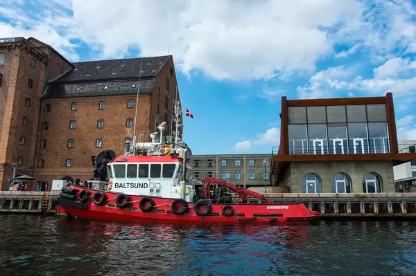 Svenborg boat anchord in Kobenhavn