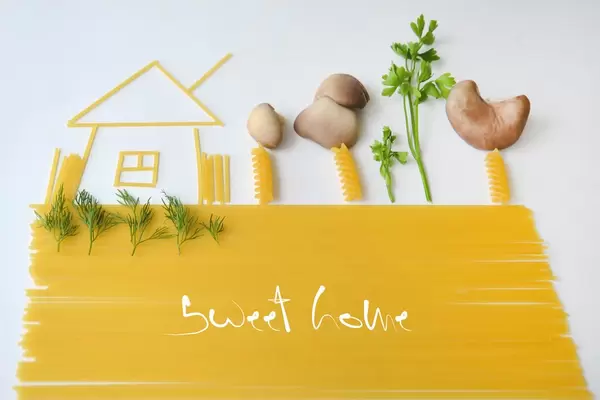 Sweet home made with Pasta