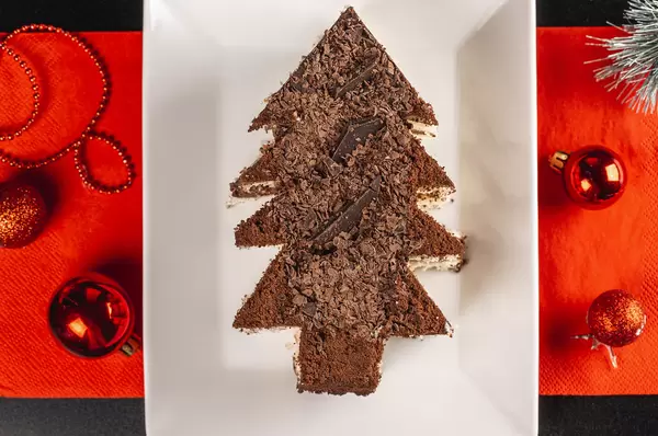 Sweet homemade Christmas or winter holidays pastry food concept