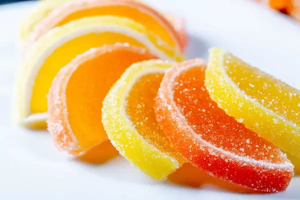 Sweet jelly color candy