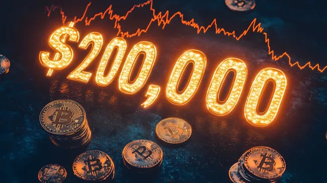 Symbolisches Kryptowährungs-Rendite-Investment-Konzept