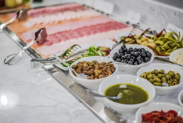 Table Of Asorti Olives