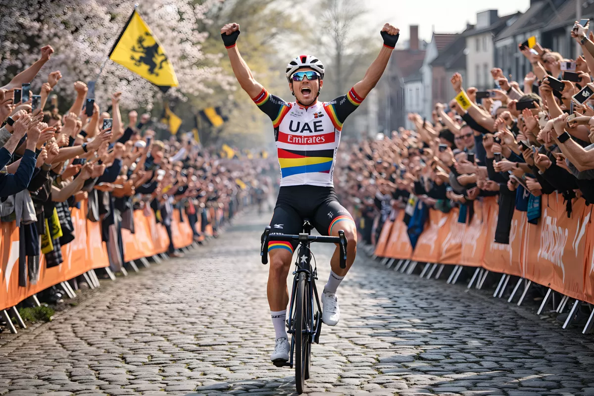 Tadej Pogacar gewinnt Flandern-Rundfahrt