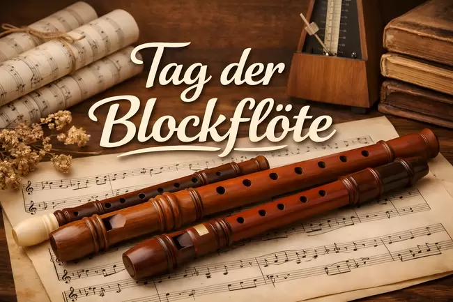 Tag der Blockflöte am 10. Januar — Vintage