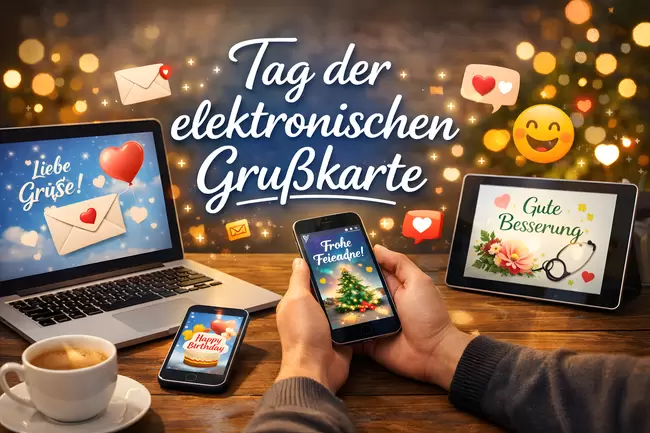 Tag der elektronischen Grußkarte am 29. November