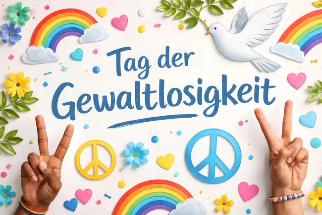 Internationaler Tag der Gewaltlosigkeit am 2. Oktober