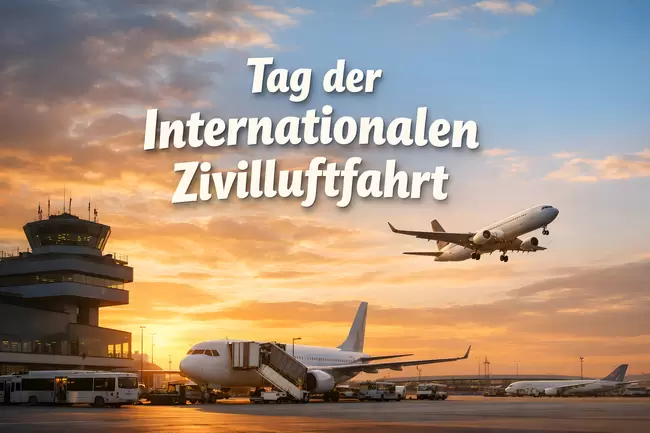 Tag der Internationalen Zivilluftfahrt am 7. Dezember