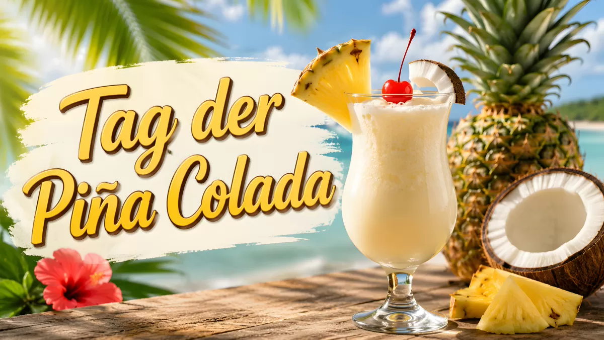 Tag der Piña Colada am 10. Juli
