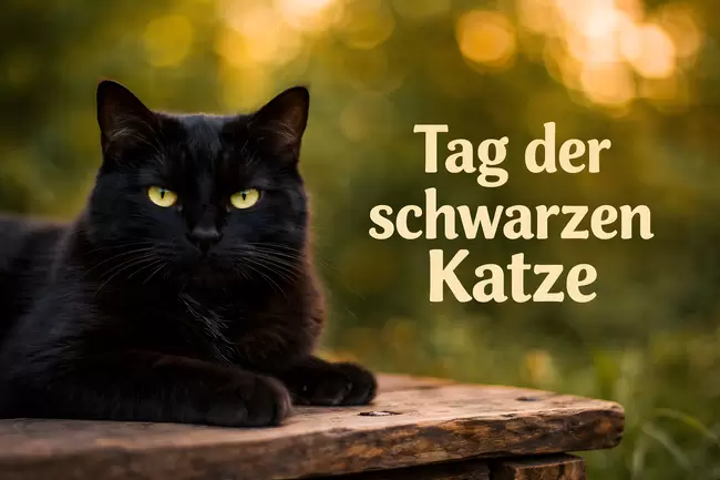 Tag der schwarzen Katze am 17. August