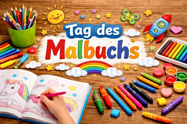 Tag des Malbuchs am 2. August