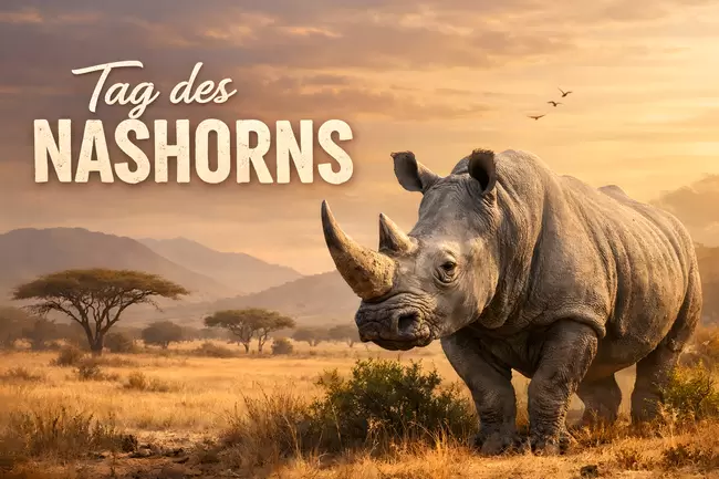 Welt-Nashorn-Tag am 22. September